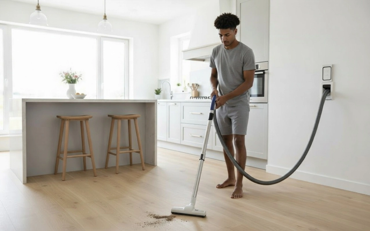 Installation d'aspiration centralisée